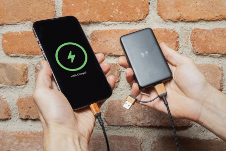 Powerbank 5.000 mAh RCS, incarcare wireless 5W, ABS reciclat [8]