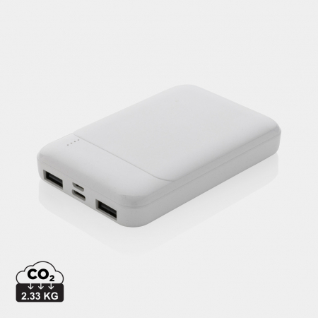 Baterii externe - Powerbanks - Powerbank 5.000 mAh RCS din plastic reciclat, incarcare rapida