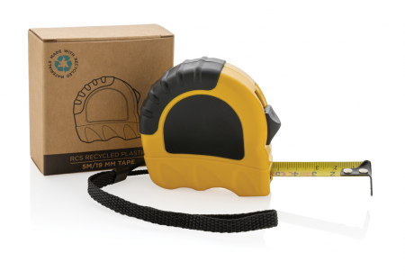 Ruleta RCS 5m/19mm – ABS reciclat, grip TPR, banda galbena cm [8]