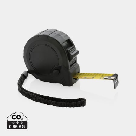 Masurare si taiere - Ruleta RCS 5m/19mm cu buton oprire – ABS reciclat, banda galbena cm