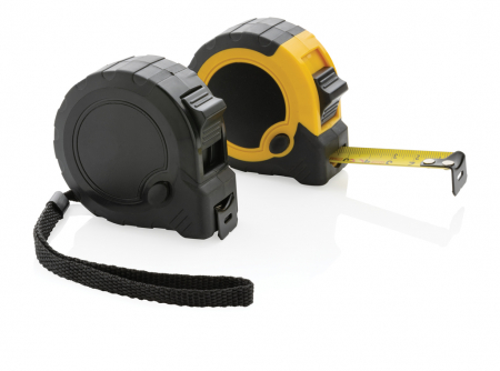 Ruleta RCS 5m/19mm cu buton oprire – ABS reciclat, banda galbena cm [7]