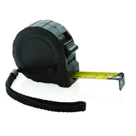 Ruleta RCS 5m/19mm cu buton oprire – ABS reciclat, banda galbena cm [1]