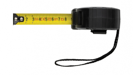 Ruleta RCS 5m/19mm cu buton oprire – ABS reciclat, banda galbena cm [4]