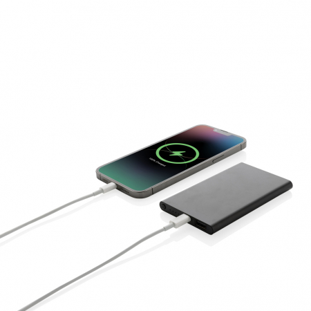 Powerbank 4.000 mAh din aluminiu si plastic reciclat RCS, incarcare rapida 10W [2]