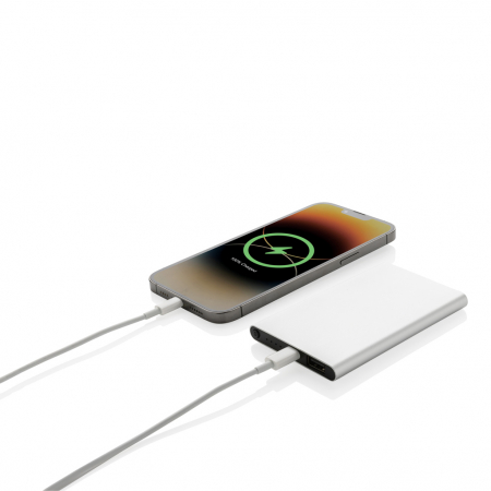 Powerbank 4.000 mAh din aluminiu si plastic reciclat RCS, incarcare rapida 10W [2]