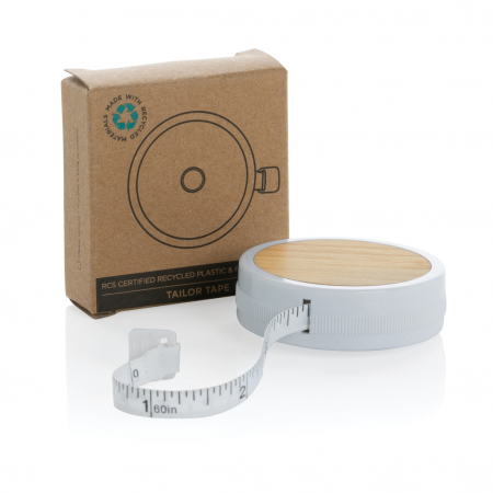 Metru de croitorie RCS 1.5m – ABS reciclat, bambus FSC®, retractie prin buton [3]