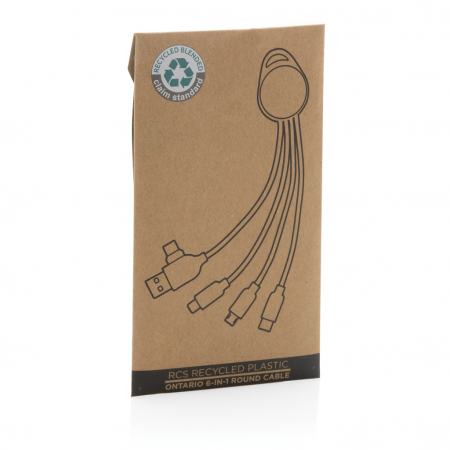 Cablu Ontario 6-in-1 rotund RCS reciclat – 20 cm eco [9]