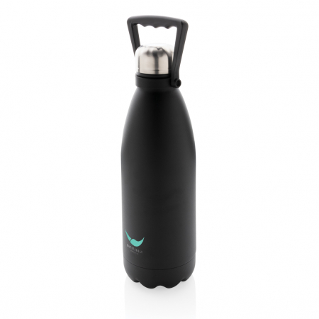 Sticla termos inox reciclat RCS 1,5L mare cu maner [4]