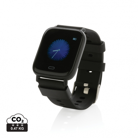 Ceasuri smart - Smartwatch - Ceas inteligent RCS Fit Watch din TPU reciclat, ecran 1.3", monitorizare ritm cardiac, IP67