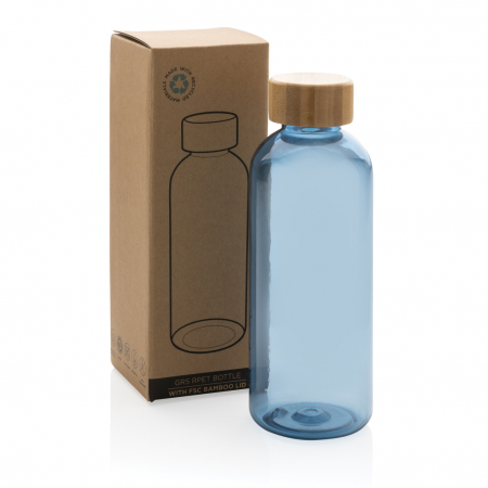 Sticla RPET reciclat RCS 660 ml cu capac bambus FSC [9]