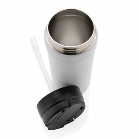 Pahar termos inox reciclat RCS 670 ml cu capac dual [6]
