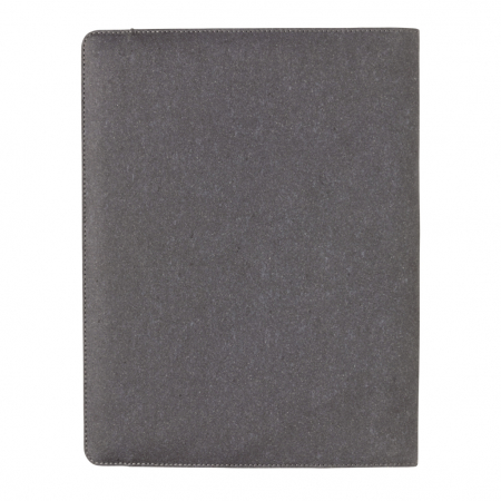 Mapa A4 din piele reciclata cu notepad si buzunare – personalizabila [3]