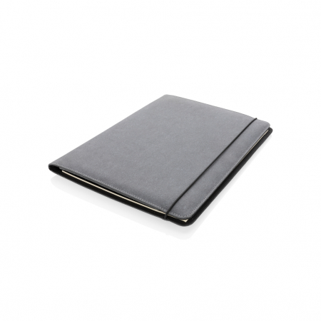 Mapa A4 din piele reciclata cu notepad si buzunare – personalizabila [1]