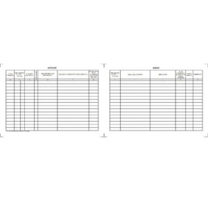 Tipografie si stampile - Registru intrare-iesire A4, 100file, print f/v