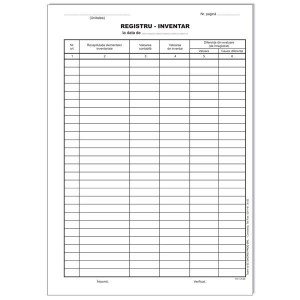 Registru inventar A4, 100 file, print fata [1]