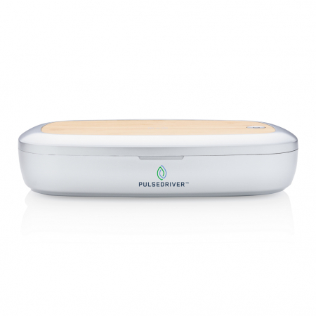 Cutie sterilizare Rena UV-C cu incarcator wireless bambus 5W [11]