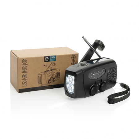 Radio de urgenta cu panou solar si lanterna RescueWave RCS [10]