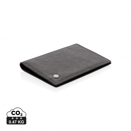 Portofele si portcarduri RFID - Portofel pasaport RFID anti-skimming piele PU