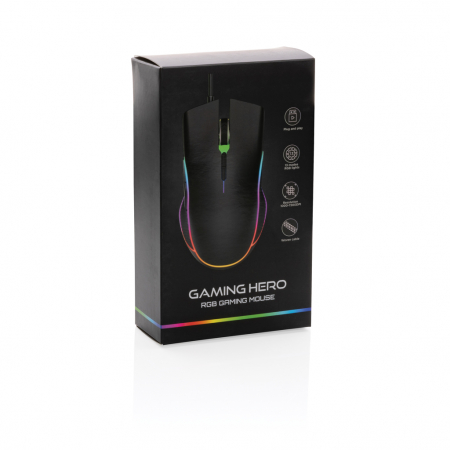 Mouse gaming RGB 7200 DPI, ergonomic, 6 butoane [16]