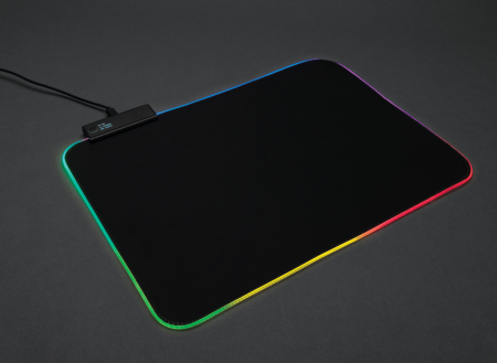 Mousepad gaming RGB, control tactil, 15 moduri de lumina [10]