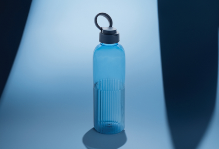 Sticla Ripple RPET reciclat 750 ml cu maner si design ondulat [7]