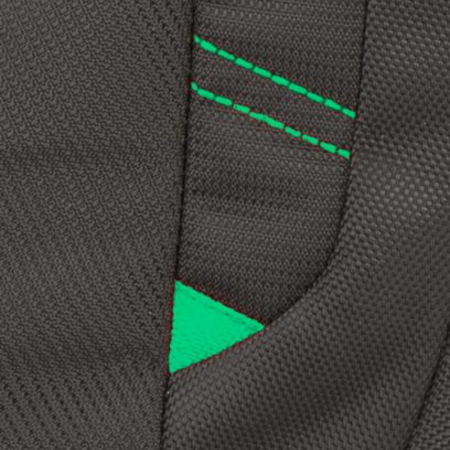 Rucsac laptop 15" Colorissimo City, negru/verde [1]