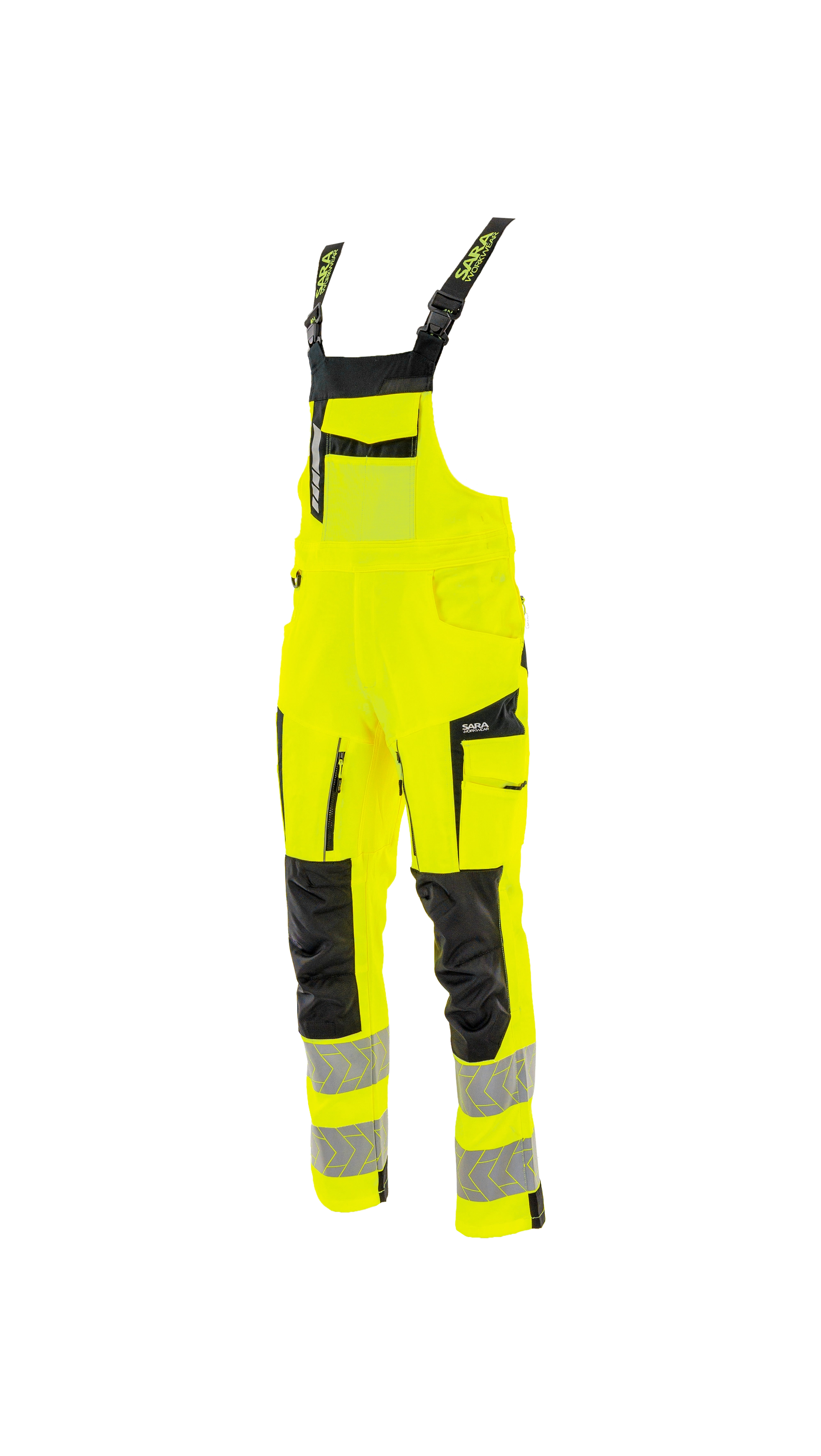 Protectia muncii si Imbracaminte - Salopeta cu pieptar DROGOWIEC COMFORT reflectorizanta