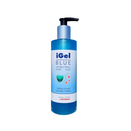 Unitate Protejata - PRODUCTIE - Sapun lichid dezinfectant Ekomax iGel Blue cu pompita 330ml