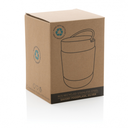 Termos alimentar Savory din inox reciclat certificat RCS, 400ml [11]