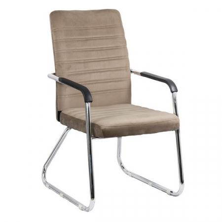 Scaune si produse ergonomice - Scaun de lux pentru vizitatori, din catifea