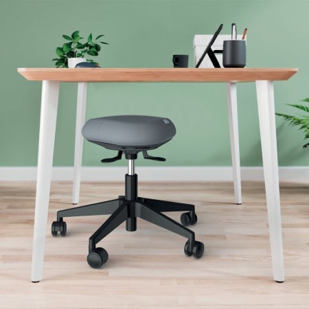 Scaun ergonomic Leitz Ergo cu roți, șezut tip șa, DSM 360°, spumă DDF Dual Density [3]