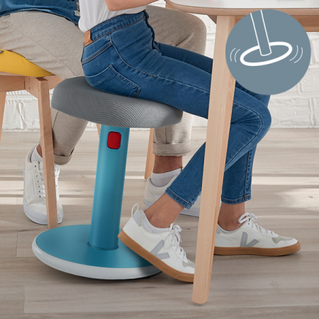 Scaun ergonomic Leitz, pozitie sezut/in picioare [0]