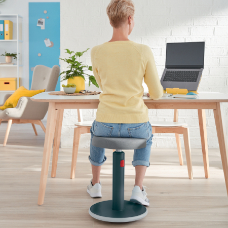 Scaun ergonomic Leitz, pozitie sezut/in picioare [0]