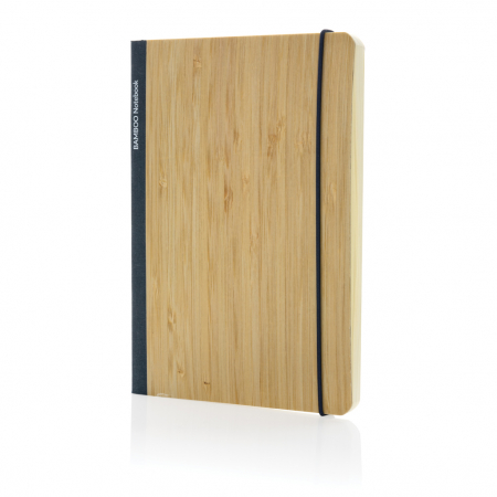 Agenda A5 Scribe din bambus FSC® – 160 pagini dictando crem, eco-friendly [1]