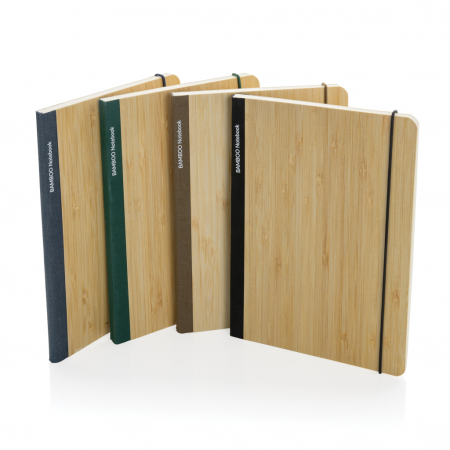 Agenda A5 Scribe din bambus FSC® – 160 pagini dictando crem, eco-friendly [6]