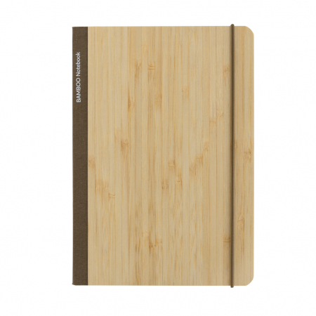 Agenda A5 Scribe din bambus FSC® – 160 pagini dictando crem, eco-friendly [4]