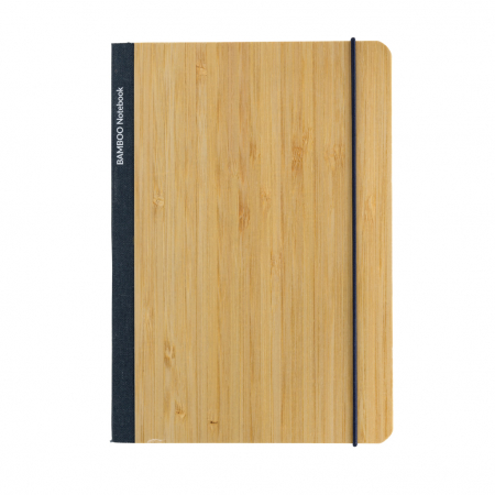 Agenda A5 Scribe din bambus FSC® – 160 pagini dictando crem, eco-friendly [4]