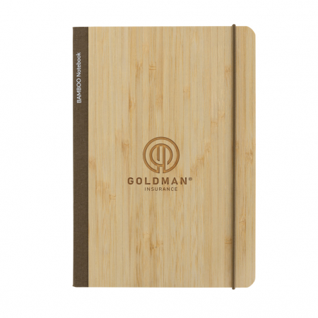 Agenda A5 Scribe din bambus FSC® – 160 pagini dictando crem, eco-friendly [5]