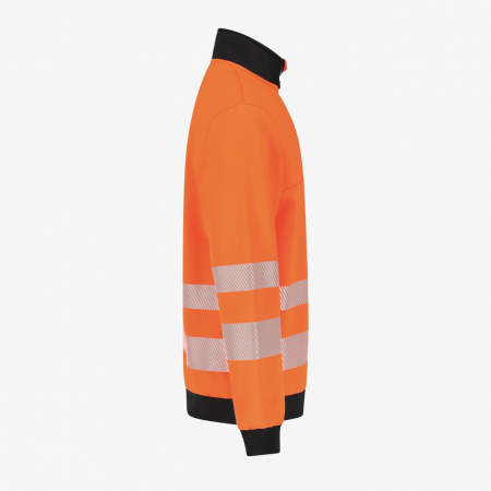 Hanorac hi-vis cu dungi reflectorizante, SCUTI, unisex, Safety Jogger [2]