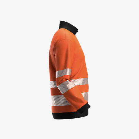 Hanorac hi-vis cu dungi reflectorizante, SCUTI, unisex, Safety Jogger [5]