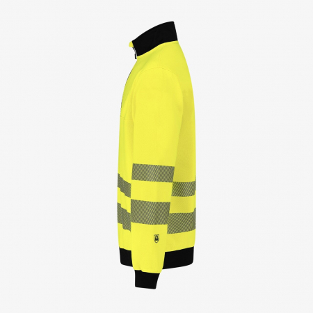 Hanorac hi-vis cu dungi reflectorizante, SCUTI, unisex, Safety Jogger [3]