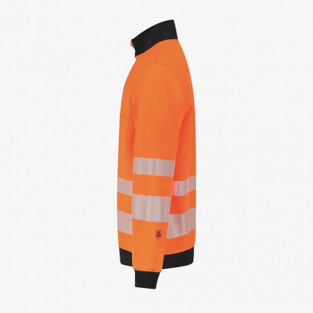 Hanorac hi-vis cu dungi reflectorizante, SCUTI, unisex, Safety Jogger [3]