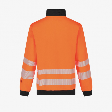 Hanorac hi-vis cu dungi reflectorizante, SCUTI, unisex, Safety Jogger [1]