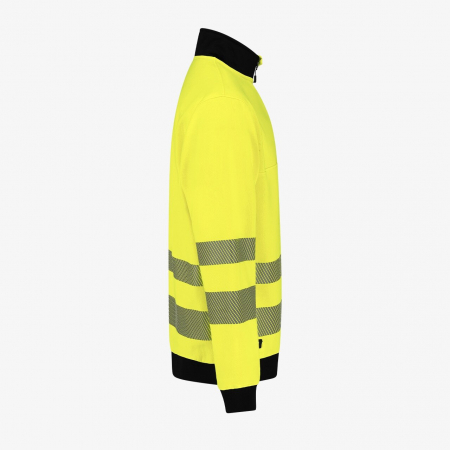 Hanorac hi-vis cu dungi reflectorizante, SCUTI, unisex, Safety Jogger [2]