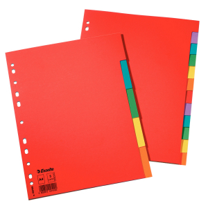 Separatoare carton Esselte 10 taste [1]