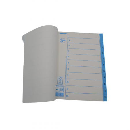 Separator 1-10 hartie Esselte