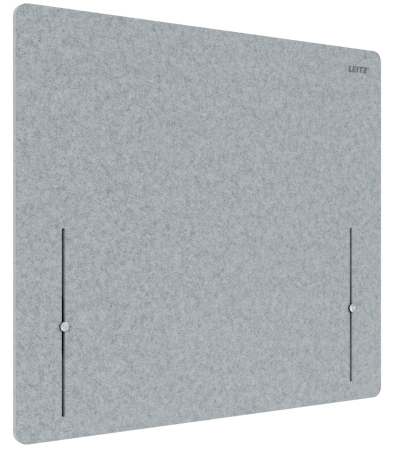 Separator de birou LEITZ 70x80 cm material netesut reciclat gri [1]