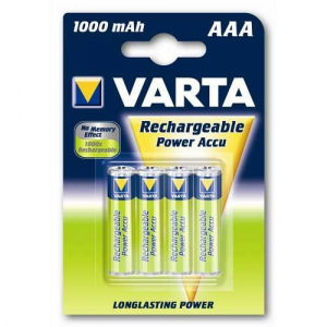 Set 4 acumulatori Varta R3 1000 mAh [1]