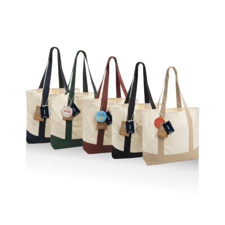 Geanta tote SHOP LOCAL AWARE™ din bumbac reciclat [4]