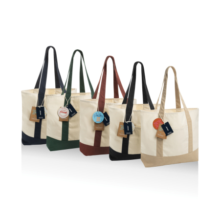 Geanta tote SHOP LOCAL AWARE™ din bumbac reciclat [4]